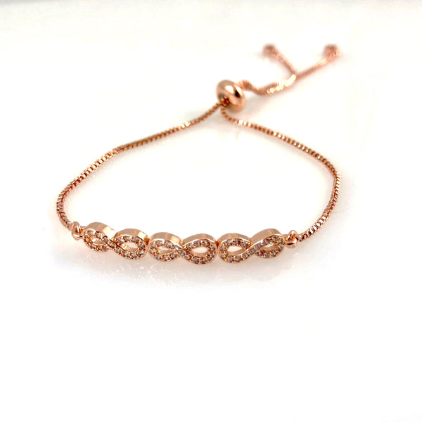 "Always Linked" Bracelet (Rose Gold tone)