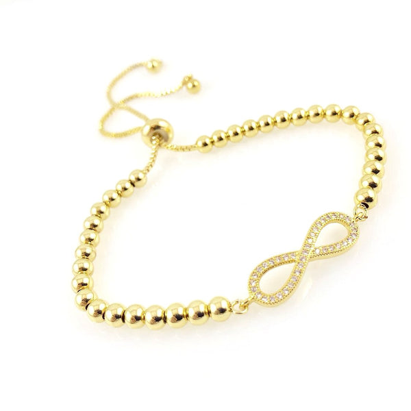 "For Infinity" Bracelet (Gold Tone)