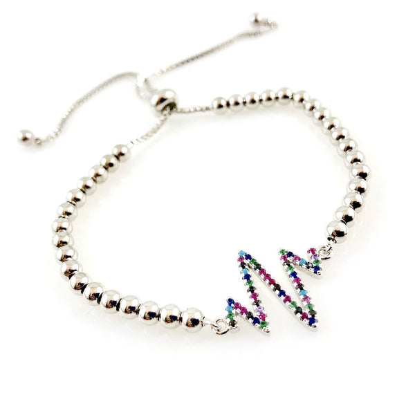"T-Wave" Bracelet (Silver tone - Jewels)
