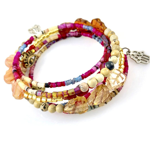 "Boho Babe Bangle" Bracelet (Earthy)
