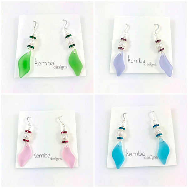 "Pastel Rain Drop" Earrings