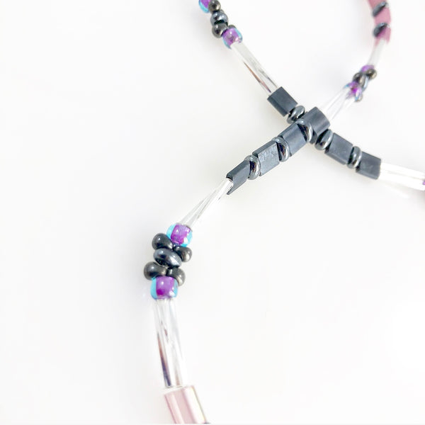 "Glass Tile" Wrap Bracelet (Blossom)