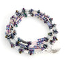 "Glass Tile" Wrap Bracelet (Lilac)