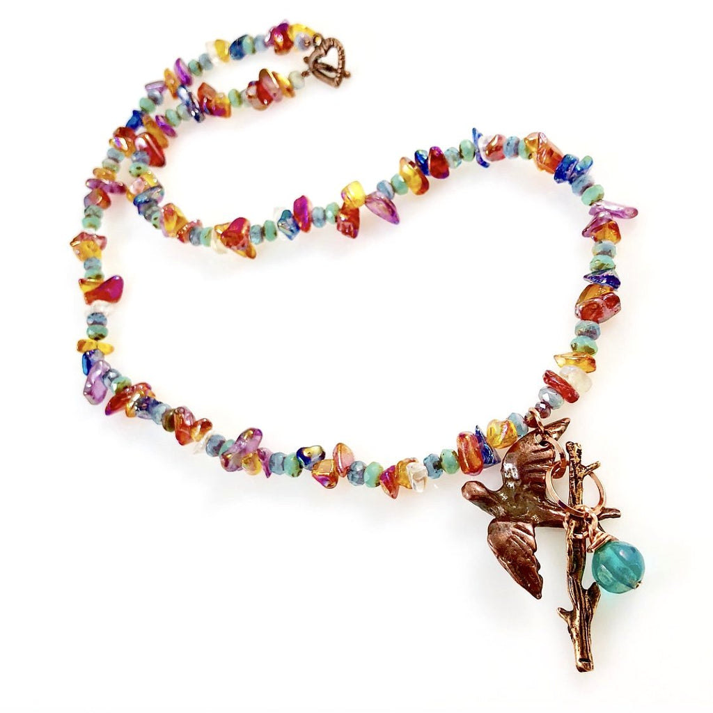 "Bird of Paradise" Necklace