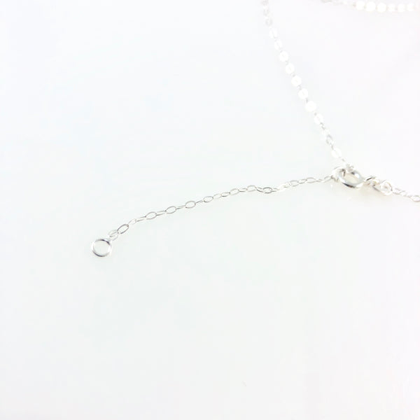 "Druzy Elegance" Necklace (silver)