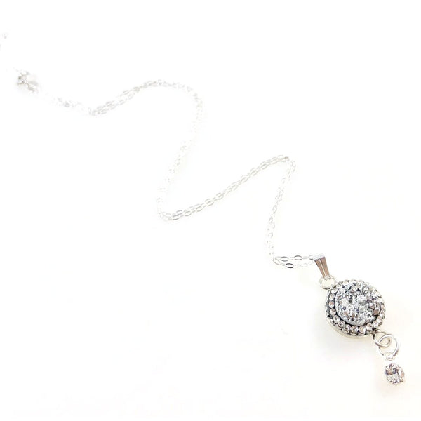 "Druzy Galaxy" Necklace (Silvery)