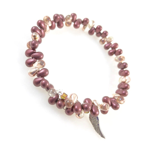 "Raindrop" Bracelet (Desert Rose)