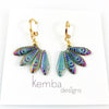 "Peacock Feathers" Earrings (Various Colours)