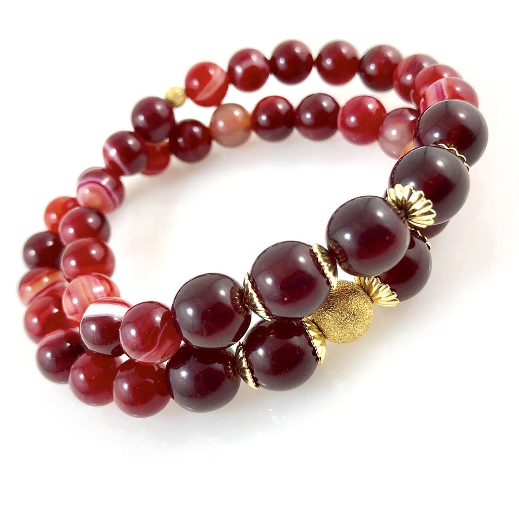 "Cheery Cherry" Bracelet Set