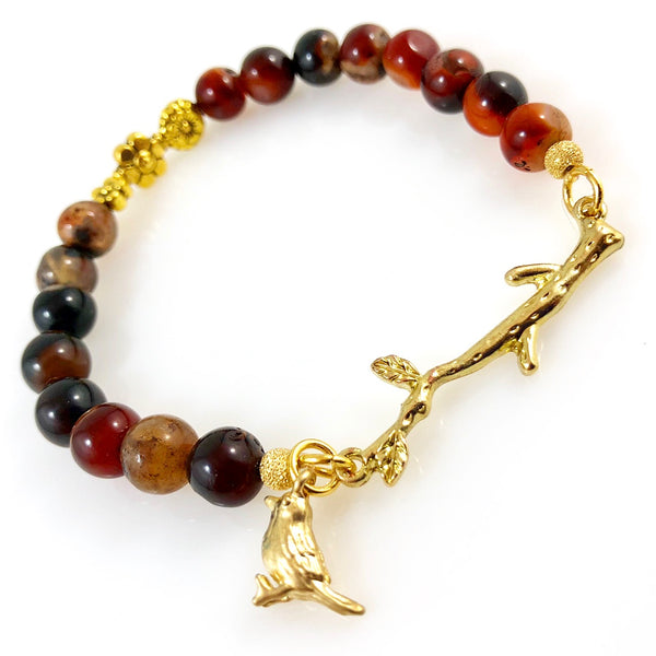 "Nature Walk" Bracelet (Browns)