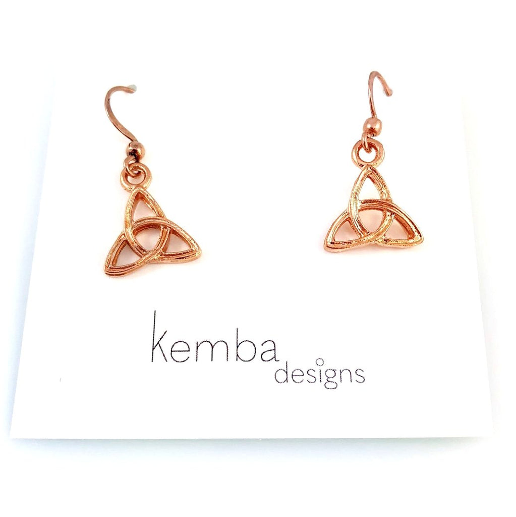 "Copper Celtic Knot" Earrings