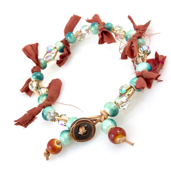 "Dusty Rose Beauty" Bracelet