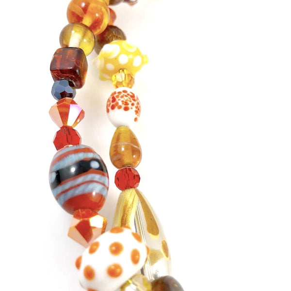 "My Beautiful Chaos" Necklace (Pumpkin Spice)