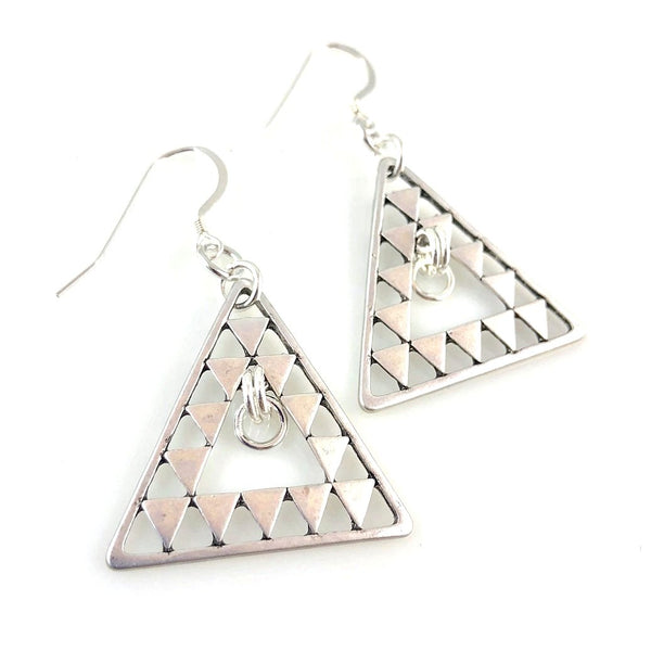 "Tribal Triangles" Earrings