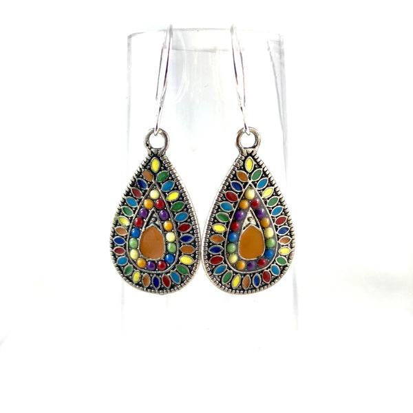 "Painted Beauty" Earrings