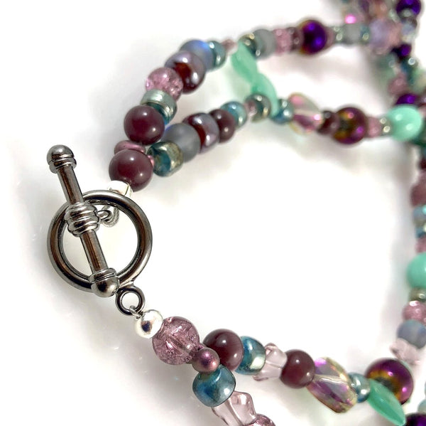 "My Beautiful Chaos" Necklace (Northern Lights)