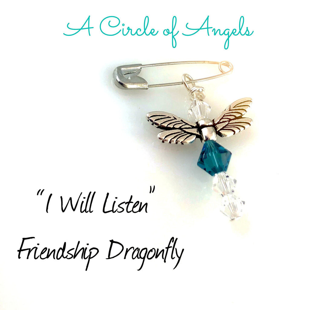 "I Will Listen" Friendship Dragonfly