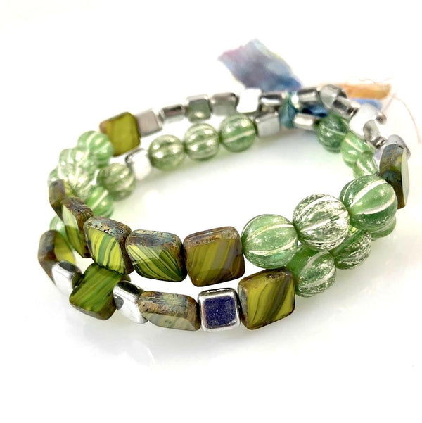 "With Thanks" Bracelet - Green