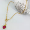 “Heart Lock” (Pink) Necklace