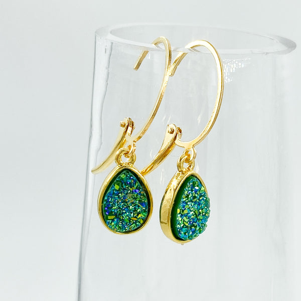 “Glitter Drop” Earrings (Various Colours)