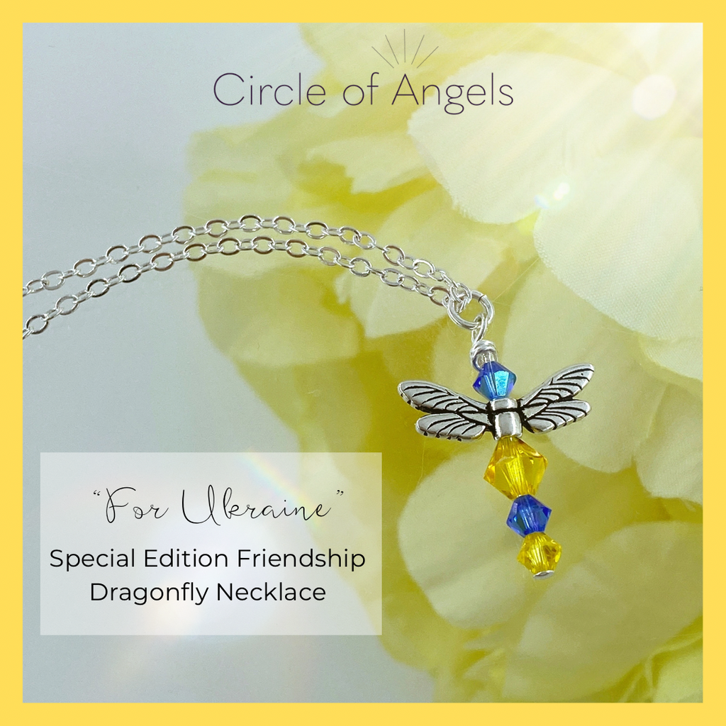Special Edition “For Ukraine” Friendship Dragonfly Necklace